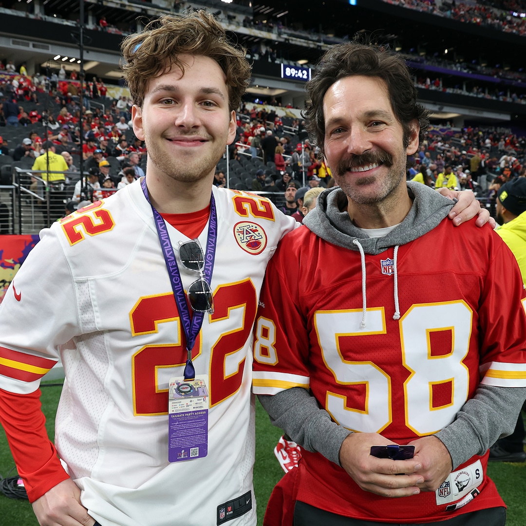 Paul Rudd and More Celebs Turning Super Bowl 2024 into a Family Night